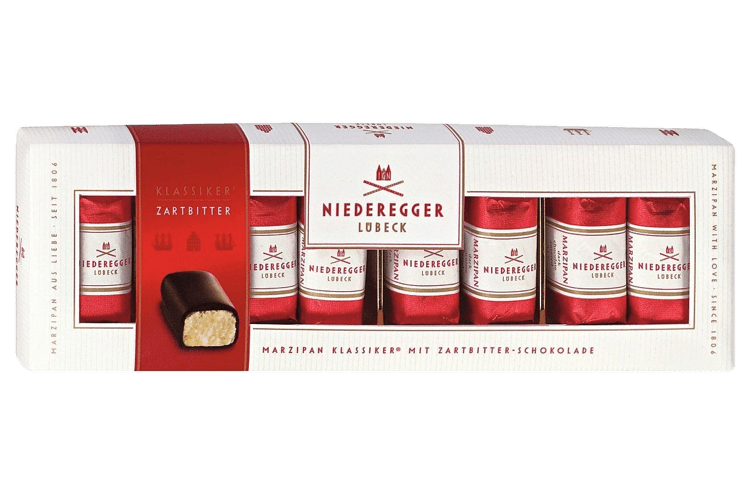 Marzipan Portions in dark Chocolate 100g Product Image